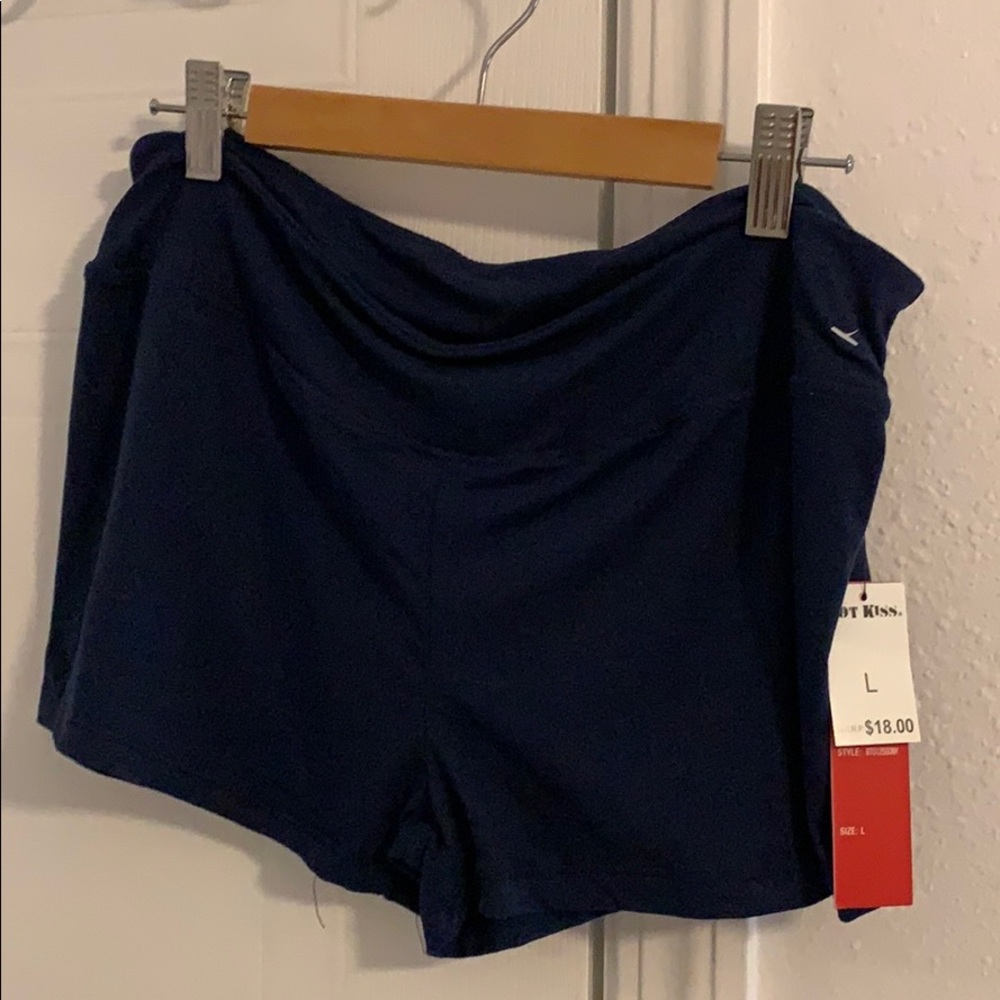 Hot Kiss bathing bottom or track shorts.  L NWT